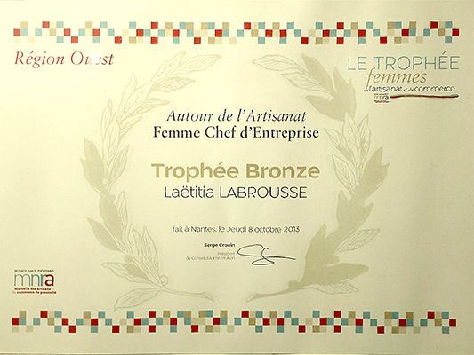 Trophée Bronze Artisanat